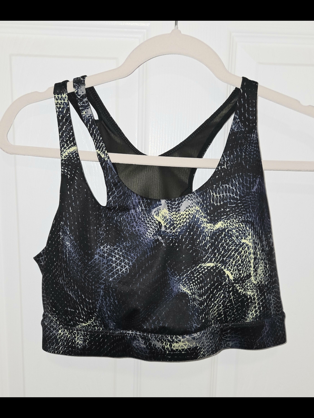 Joy Lab Women's Multicolored Workout Sports Bra Tank Size Large.